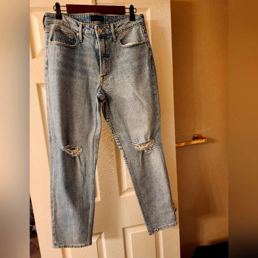 FREE ASSEMBLY EUC Size 10 Jeans. Light Wash Distressed upon purchase. Like New.
